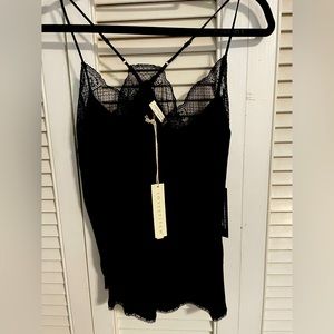 Love stitch brand lace tank, size small